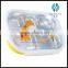 stainless steel square insulated food packaging lunch box with pp plastic cover for children                        
                                                Quality Choice