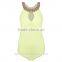 New Arrival Fashion Sexy Adult Short Jumpsuit , Yellow Women Jumpsuit Wholesale China