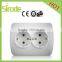 European Plug Multi Wall Socket
