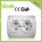 European Plug Multi Wall Socket