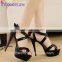 Summer shoes wholesale import ladies high heel fancy sandals