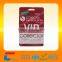 custom cheap plastic cash coupon card for shopping