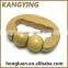 Promotional Skidproof Hand Held Wooden Roller Massager For Face