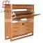 Wholesale Factory Price MDF Wooden Wall Shoe Rack