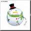 handpaint christmas decoration ceramic cookie jar