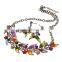 Best gift for women environmental zinc alloy rhinestone jewelry set in latest design