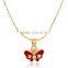 Children and women jewellry 4 pieces zinc alloy rhinestone butterfly jewelry set                        
                                                                                Supplier's Choice