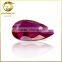 factory wholesale machine cut colored 3# ruby gem hot gemstone