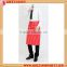 Promotional kitchen apron polyester or cotton with red and white stripes