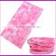 Customized logo pink multifunctional bandana
