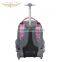 Wholesale cartoon kids school trolley bag