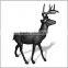 Home Decor Modern Bronze Running Deer Sculpture Statue for Sale