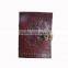 Flower Design Printed Embossed Leather Journal Diary For Personal Use