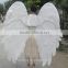 factory directly selling white feather costume wings for theme party