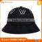 New Summer blank bucket cap cute lady hat, black and white bucket cap