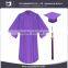 Unisex College Matte Purple Bachelor Graduation Gown
