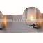 Contracted global steel grid-like shade wall light fixtures