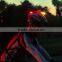 Asia Leader Multiple Lighting Mode Front Illumination Light and 180 Degree Red Tail Light Bike Helmet Light