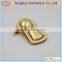 China suppliers Custom plating bag twist lock for leather bag