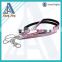 New style bling colorful rhinestone lanyard with keychain