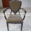 Wholesale hotel banquet chair with armrest