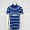 Short sleeve golf polo shirt for men striped golf polo shirt high quality OEM