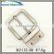 39mm matt nickel burnished screw fixed rotating belt buckle for man