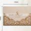 hot sale business invitation card glossy beautiful wedding card