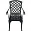 Hot sale! High fashion Die sand cast aluminum dining chair mobile home furniture home furniture