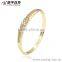 wholesale gold plated European double hearts design women bangles