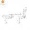 factory direct sofa headrest metal sofa hinges