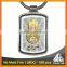 Best selling Europe religious/royals printing decorative metal keychain factory