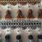 [YZLACE] Tassels Lace curtains Wholesale 10034