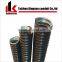 Black color PVC plastic coated metal flexible pipes