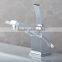 new design square chrome gold single handle basin faucet 0776