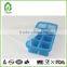 newest design 100% food grade best quality silicone ice tray box for summer