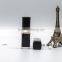 Empty square shape black color plastic lipstick tube container