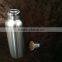 Stainless steel vacuum bottle with bamboo lid