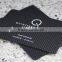 Customed made carbon fiber business card ,thick plastic carbon fiber business cards 1 mm