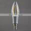 2015 new style Antique LED filament C35 with plastic silver palted 2W E12 110V dimmable