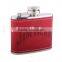 5OZ Logo Customized Leather Cover Hip Flask