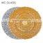 Hot Selling Cheap Plates Wedding Gold Silver Square Design Glass Charger Plate Wholesale
