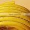 Factory direct high-pressure tube 10mm yellow rubber pipe 3 / 8PVC withstand high temperature high pressure pipe high-pressure p