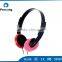 Sample supplied popular stereo headphones with detachable mic