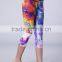 Custom Designed Pattern Printing Workout Fitness Yoga Pants For Women