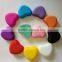 Heart Shape 4 Finger Fit Brush Cleaner Silicone Makeup Brush Scrubber