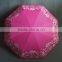 china high quality whloesale red and black umbrella