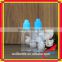 30ml plastic bottle with blue square perfume bottle for e-liquid bottle PET117R