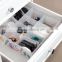 household storage for underwear and jewellery clear plastic storage box with dividers