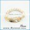 Gemstone Latest design zinc alloy metal women fashion bangle bracelet